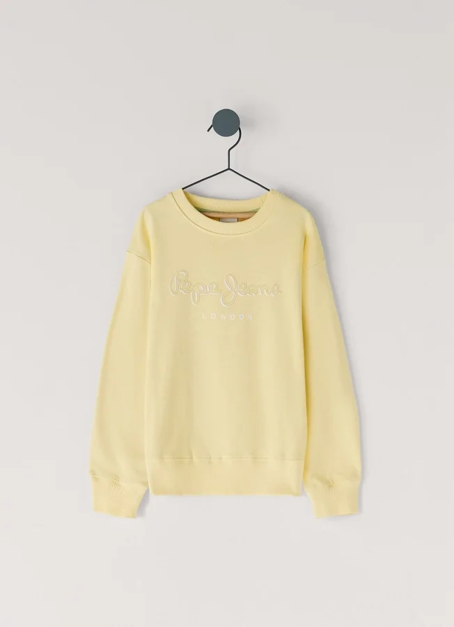 Relaxed Fit Logo Print Sweatshirt Relaxed Fit Logo Print Sweatshirt