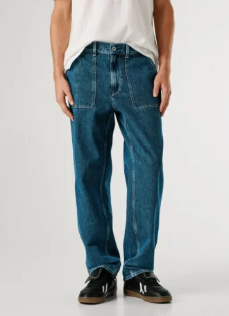 Relaxed Fit Low-Rise Jeans – Carpenter