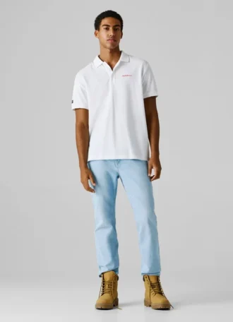 Relaxed Fit Piqué Polo