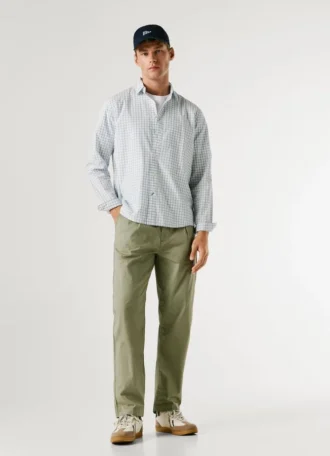 Relaxed Fit Poplin Chinos