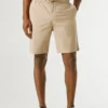Relaxed Fit Poplin Shorts