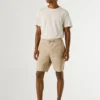 Relaxed Fit Poplin Shorts