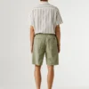 Relaxed Fit Poplin Shorts