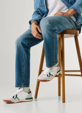 Retro Trainers with Suede Details – Marvin