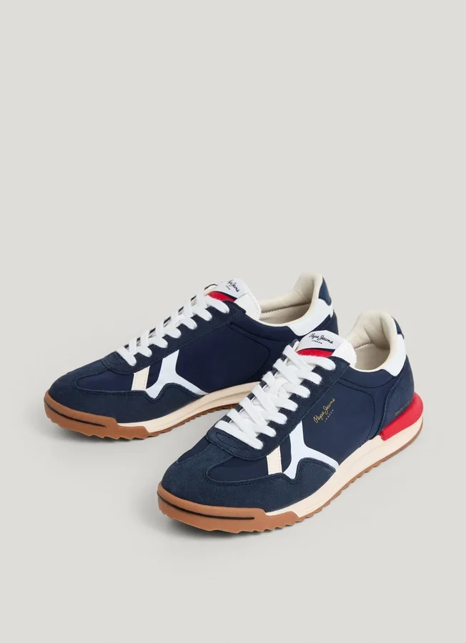 Retro Trainers with Suede Details – Marvin Retro Trainers with Suede Details – Marvin