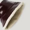 Reversible Faux Leather Hat