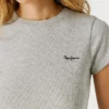 Ribbed Embroidered Logo T-Shirt Ribbed Embroidered Logo T-Shirt