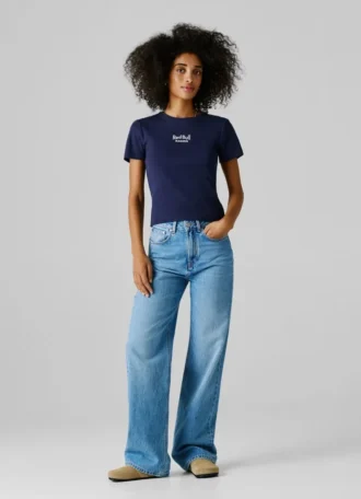 Ribbed Logo Embroidered T-Shirt Ribbed Logo Embroidered T-Shirt