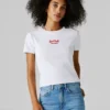 Ribbed Logo Embroidered T-Shirt Ribbed Logo Embroidered T-Shirt