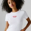 Ribbed Logo Embroidered T-Shirt Ribbed Logo Embroidered T-Shirt