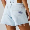 Rigid Denim A-Line Shorts Rigid Denim A-Line Shorts