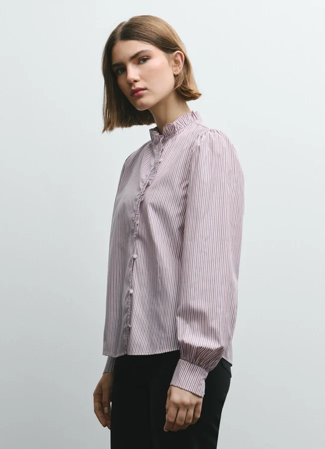 Ruffles Poplin Blouse Ruffles Poplin Blouse