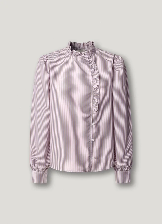 Ruffles Poplin Blouse Ruffles Poplin Blouse