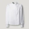 Ruffles Poplin Blouse