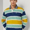 Rugby Striped Long Sleeve Polo