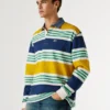 Rugby Striped Long Sleeve Polo