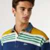 Rugby Striped Long Sleeve Polo