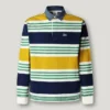 Rugby Striped Long Sleeve Polo
