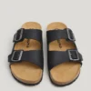 Sandals with Double Buckle