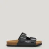 Sandals with Double Buckle