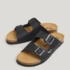 Sandals with Double Buckle