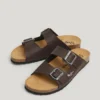 Sandals with Double Buckle