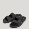 Sandals with Double Buckle