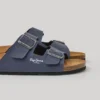 Sandals with Double Buckle