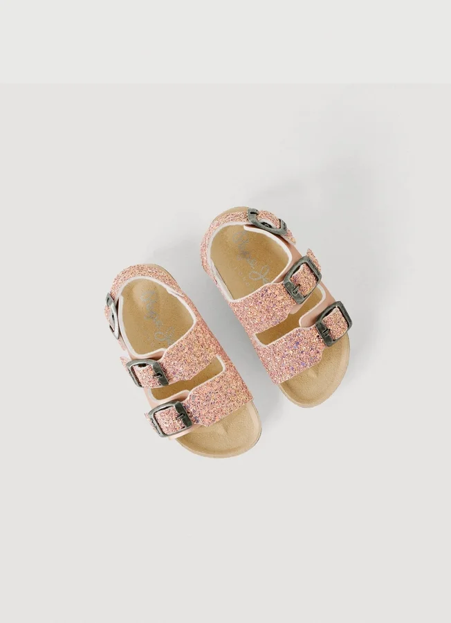 Sandals with Glitter Details Sandals with Glitter Details