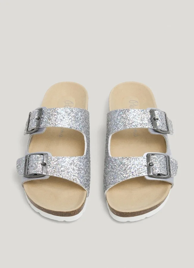 Sandals with Glitter Details Sandals with Glitter Details