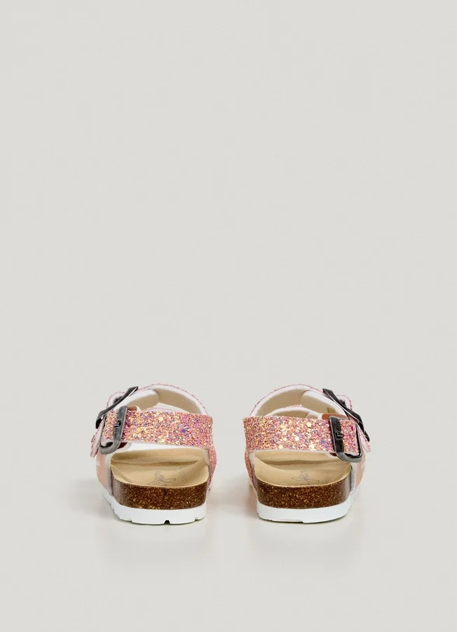Sandals with Glitter Details Sandals with Glitter Details