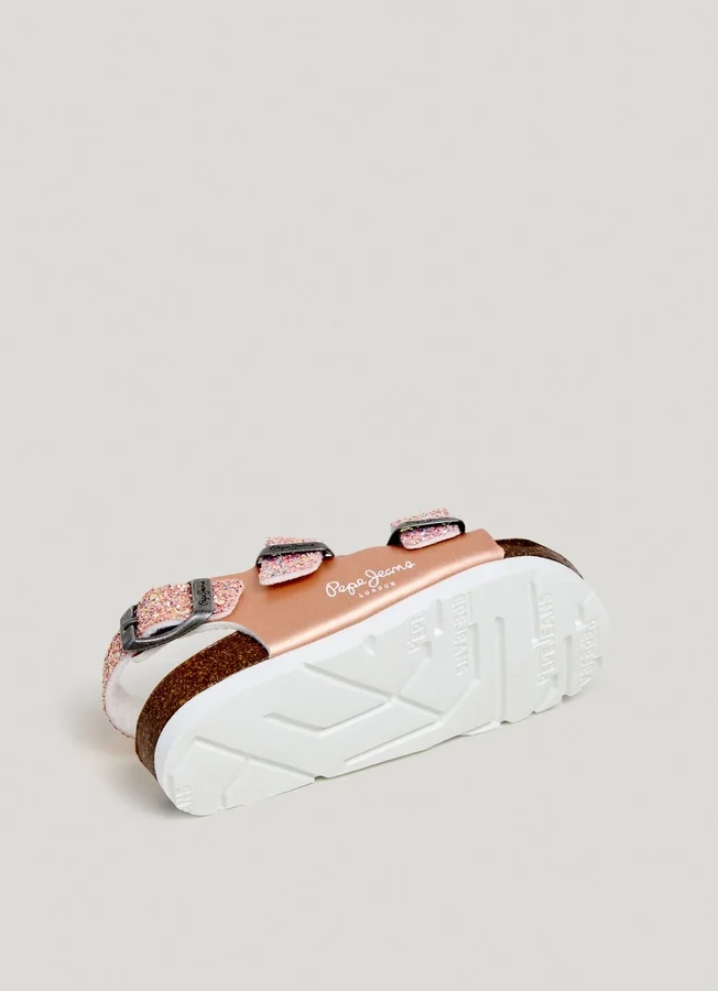 Sandals with Glitter Details Sandals with Glitter Details