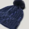 Sequin Hat and Scarf Set
