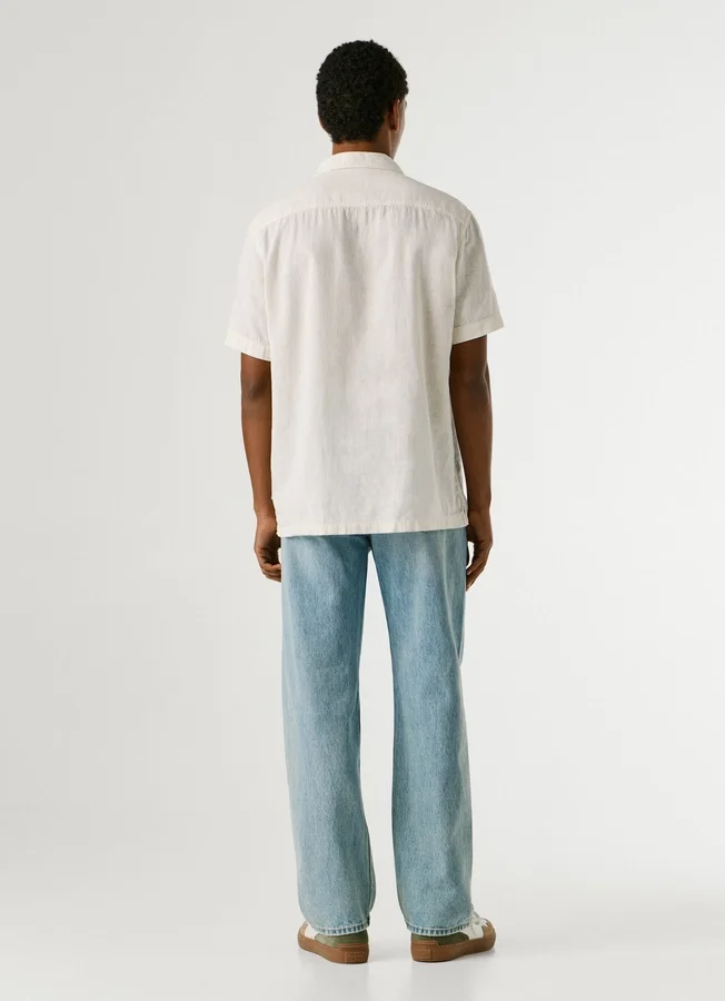 Shirt with Cuban Collar Shirt with Cuban Collar