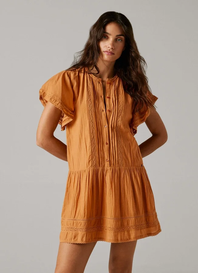 Short Dress with Lace Short Dress with Lace