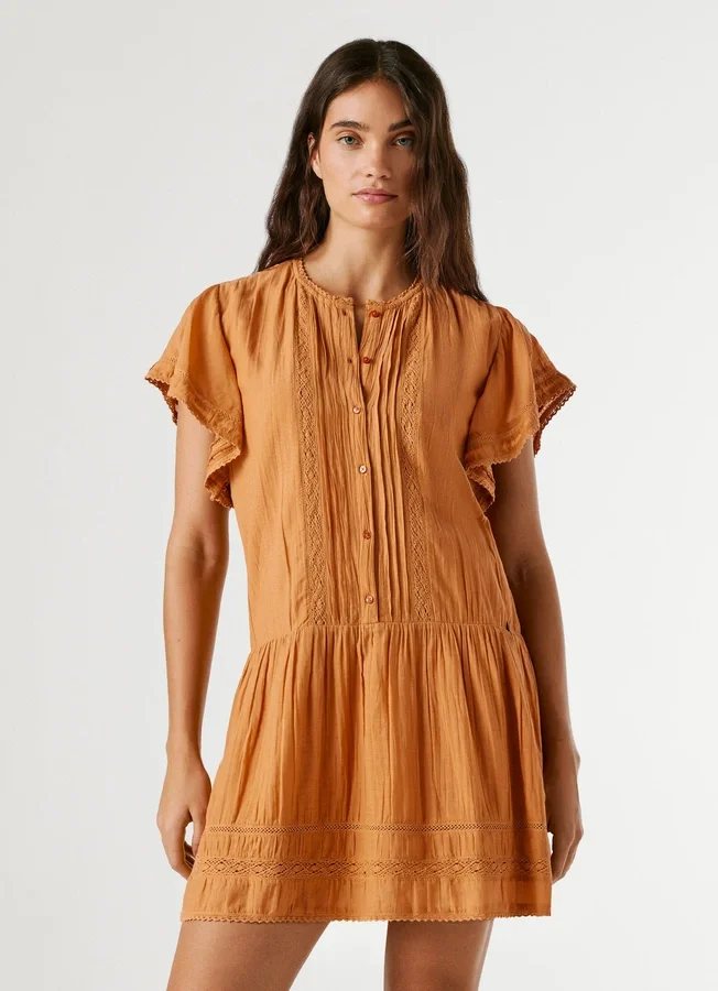 Short Dress with Lace Short Dress with Lace