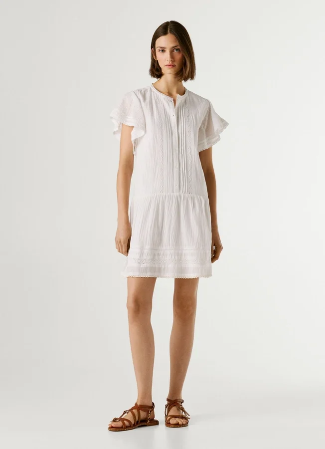 Short Dress with Lace Short Dress with Lace