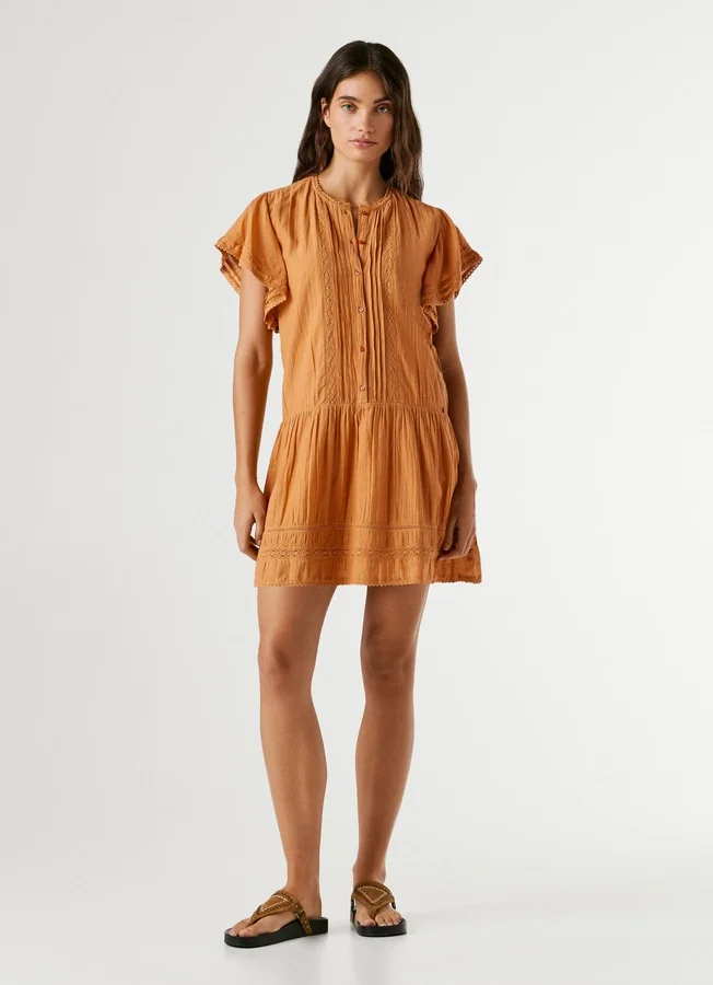 Short Dress with Lace Short Dress with Lace