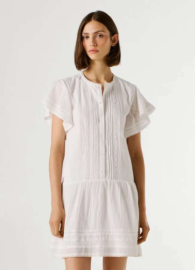 Short Dress with Lace Short Dress with Lace