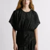 Short Dress with Metallic Details Short Dress with Metallic Details
