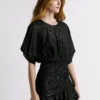 Short Dress with Metallic Details Short Dress with Metallic Details
