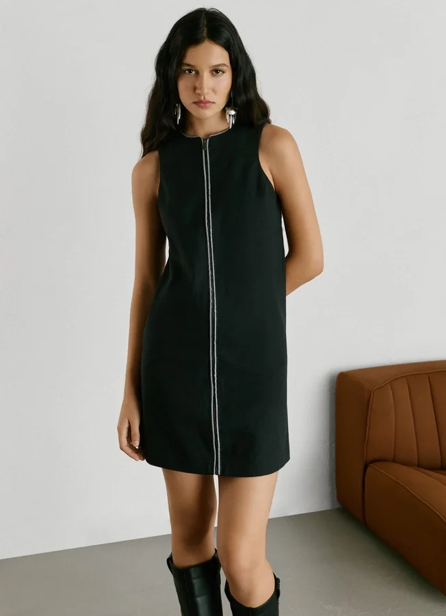 Short Twill Dress Short Twill Dress