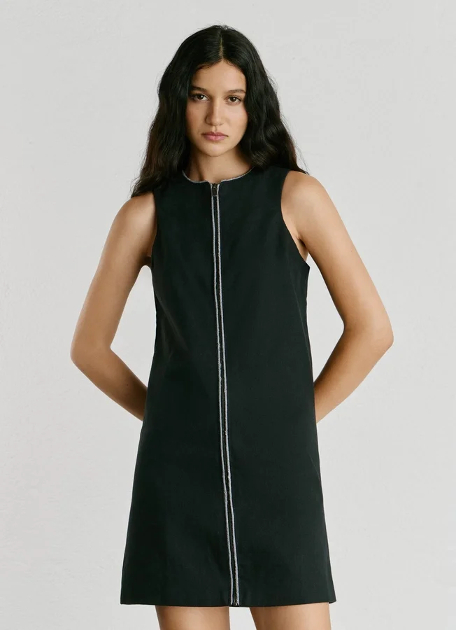 Short Twill Dress Short Twill Dress