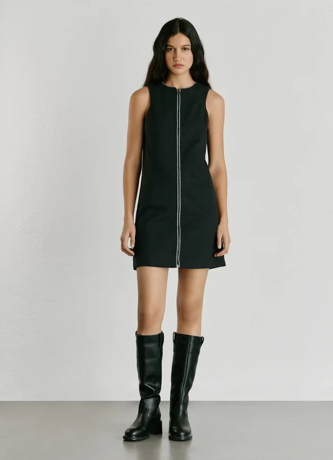 Short Twill Dress Short Twill Dress