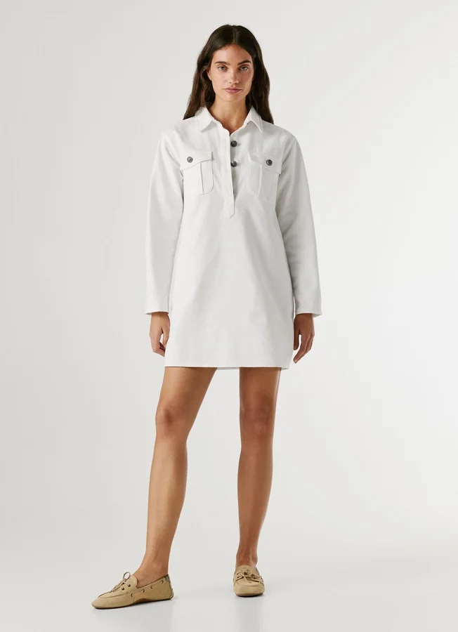 Short Twill Dress Short Twill Dress