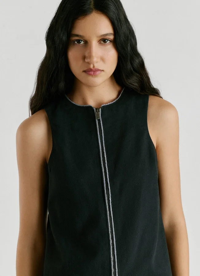 Short Twill Dress Short Twill Dress