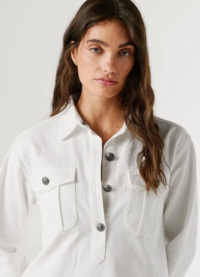 Short Twill Dress Short Twill Dress