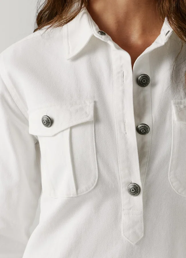 Short Twill Dress Short Twill Dress