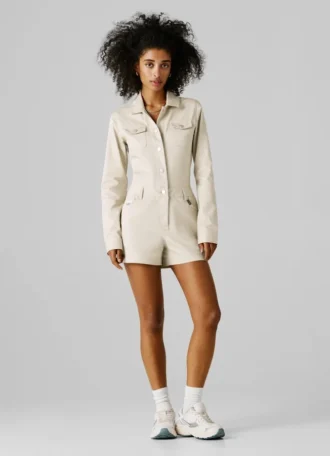 Short Twill Dungarees