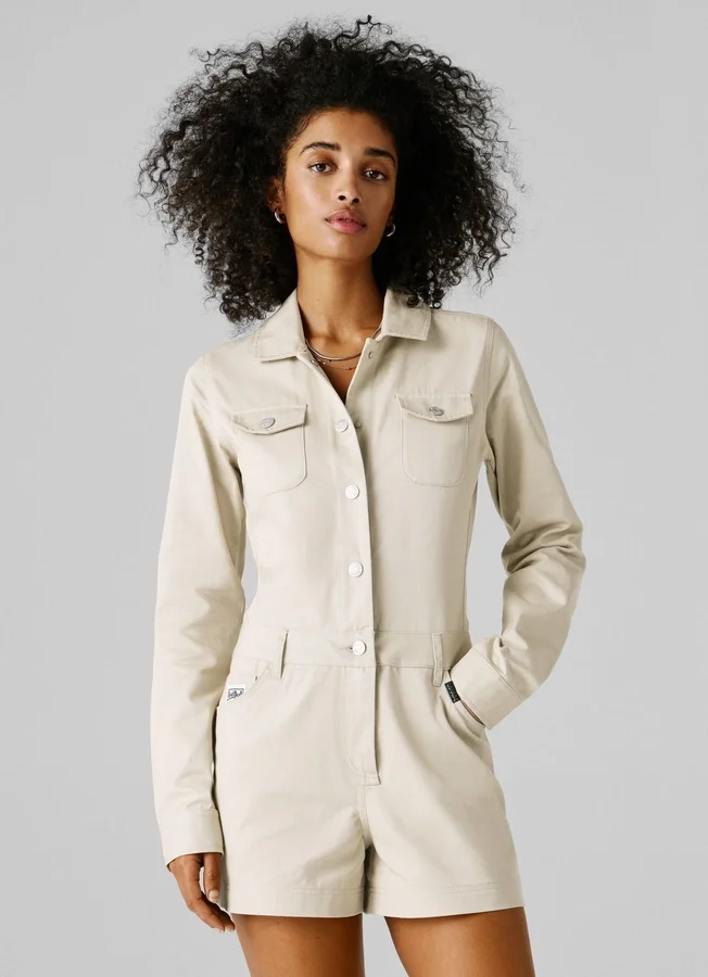 Short Twill Dungarees Short Twill Dungarees